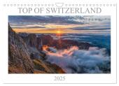 Top of Switzerland (Wandkalender 2025 DIN A4 quer), CALVENDO Monatskalender