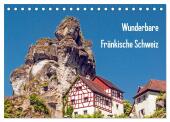 Wunderbare Fränkische Schweiz (Tischkalender 2025 DIN A5 quer), CALVENDO Monatskalender