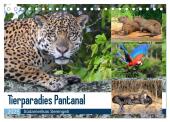 Tierparadies Pantanal (Tischkalender 2025 DIN A5 quer), CALVENDO Monatskalender