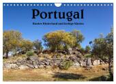 Portugal Buntes Hinterland und farbige Küsten (Wandkalender 2025 DIN A4 quer), CALVENDO Monatskalender