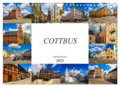 Cottbus Impressionen (Wandkalender 2025 DIN A4 quer), CALVENDO Monatskalender