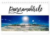 Panoramablicke weltweit (Tischkalender 2025 DIN A5 quer), CALVENDO Monatskalender