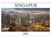 Singapur (Tischkalender 2025 DIN A5 quer), CALVENDO Monatskalender