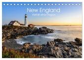 New England - Vielfalt einer Region (Tischkalender 2025 DIN A5 quer), CALVENDO Monatskalender