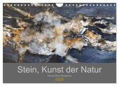 Stein, Kunst der Natur (Wandkalender 2025 DIN A4 quer), CALVENDO Monatskalender