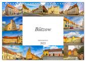 Bützow Impressionen (Wandkalender 2025 DIN A4 quer), CALVENDO Monatskalender