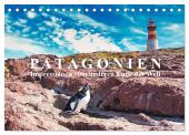 Patagonien: Impressionen vom anderen Ende der Welt (Tischkalender 2025 DIN A5 quer), CALVENDO Monatskalender