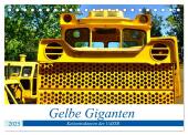 Gelbe Giganten - Kettentraktoren der UdSSR (Tischkalender 2025 DIN A5 quer), CALVENDO Monatskalender