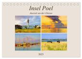 Insel Poel - Auszeit an der Ostsee (Tischkalender 2025 DIN A5 quer), CALVENDO Monatskalender