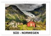 Süd - Norwegen (Wandkalender 2025 DIN A4 quer), CALVENDO Monatskalender