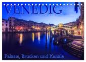 Venedig - Paläste, Brücken und Kanäle (Tischkalender 2025 DIN A5 quer), CALVENDO Monatskalender