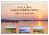 Niedersachsen - Malerische Landschaften (Tischkalender 2025 DIN A5 quer), CALVENDO Monatskalender