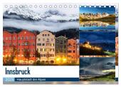 Innsbruck - Hauptstadt der Alpen (Tischkalender 2025 DIN A5 quer), CALVENDO Monatskalender