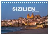 Italien - Sizilien (Tischkalender 2025 DIN A5 quer), CALVENDO Monatskalender