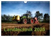 Landtechnik 2025 (Wandkalender 2025 DIN A4 quer), CALVENDO Monatskalender