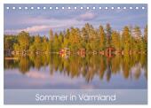 Schwedischer Sommer in Värmland (Tischkalender 2025 DIN A5 quer), CALVENDO Monatskalender