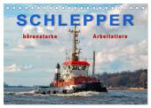 Schlepper - bärenstarke Arbeitstiere (Tischkalender 2025 DIN A5 quer), CALVENDO Monatskalender