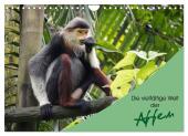 Die vielfältige Welt der Affen (Wandkalender 2025 DIN A4 quer), CALVENDO Monatskalender
