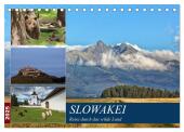 Slowakei - Reise durch das wilde Land (Tischkalender 2025 DIN A5 quer), CALVENDO Monatskalender