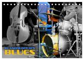 Klangbilder des Blues (Tischkalender 2025 DIN A5 quer), CALVENDO Monatskalender