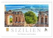 Sizilien - Von Palermo nach Syrakus (Wandkalender 2025 DIN A4 quer), CALVENDO Monatskalender