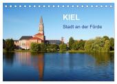 Kiel - Stadt an der Förde (Tischkalender 2025 DIN A5 quer), CALVENDO Monatskalender