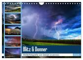 Blitz & Donner (Wandkalender 2025 DIN A4 quer), CALVENDO Monatskalender