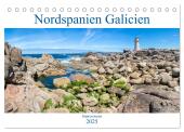 Nordspanien Galicien (Tischkalender 2025 DIN A5 quer), CALVENDO Monatskalender