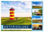 OSTFRIESLAND Weites Land hinterm Deich (Wandkalender 2025 DIN A4 quer), CALVENDO Monatskalender