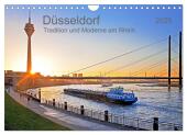 Düsseldorf - Tradition und Moderne am Rhein (Wandkalender 2025 DIN A4 quer), CALVENDO Monatskalender