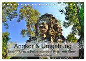 Angkor & Umgebung - Eindrucksvolle Fotos aus dem Reich der Khmer (Tischkalender 2025 DIN A5 quer), CALVENDO Monatskalend