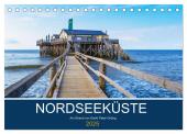 Nordseeküste Am Strand von Sankt Peter-Ording (Tischkalender 2025 DIN A5 quer), CALVENDO Monatskalender