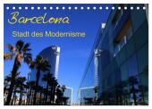 Barcelona - Stadt des Modernisme (Tischkalender 2025 DIN A5 quer), CALVENDO Monatskalender