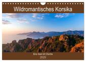 Wildromatisches Korsika (Wandkalender 2025 DIN A4 quer), CALVENDO Monatskalender