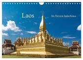 Laos - Im Herzen Indochinas (Wandkalender 2025 DIN A4 quer), CALVENDO Monatskalender