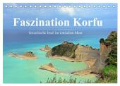 Faszination Korfu (Tischkalender 2025 DIN A5 quer), CALVENDO Monatskalender