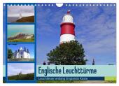 Englische Leuchttürme - Leuchtfeuer entlang Englands Küste (Wandkalender 2025 DIN A4 quer), CALVENDO Monatskalender