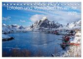 Lofoten und Vesterålen im Winter (Tischkalender 2025 DIN A5 quer), CALVENDO Monatskalender