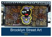 Brooklyn Street Art (Tischkalender 2025 DIN A5 quer), CALVENDO Monatskalender