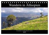 Wandern in Äthiopien (Tischkalender 2025 DIN A5 quer), CALVENDO Monatskalender