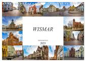 Wismar Impressionen (Wandkalender 2025 DIN A4 quer), CALVENDO Monatskalender