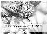 Pusteblumenzauber in schwarzweiß (Wandkalender 2025 DIN A4 quer), CALVENDO Monatskalender