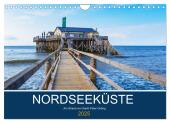 Nordseeküste Am Strand von Sankt Peter-Ording (Wandkalender 2025 DIN A4 quer), CALVENDO Monatskalender