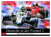 Deutsche in der Formel 1 (Tischkalender 2025 DIN A5 quer), CALVENDO Monatskalender