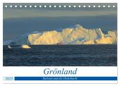 Grönland - Ilulissat und die Diskobucht (Tischkalender 2025 DIN A5 quer), CALVENDO Monatskalender