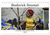 Bushwick Street Art (Tischkalender 2025 DIN A5 quer), CALVENDO Monatskalender