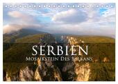 Serbien - Mosaikstein des Balkans (Tischkalender 2025 DIN A5 quer), CALVENDO Monatskalender