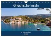 Griechische Inseln im Ionischen Meer (Wandkalender 2025 DIN A4 quer), CALVENDO Monatskalender