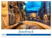Innsbruck - Stadt in den Alpen (Wandkalender 2025 DIN A4 quer), CALVENDO Monatskalender