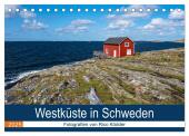 Westküste in Schweden (Tischkalender 2025 DIN A5 quer), CALVENDO Monatskalender